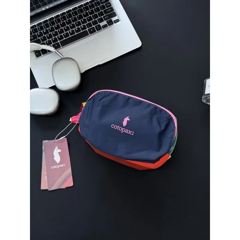 25 alpaca outdoor travel fashionable waterproof splicing color collision ultra light dopamine large capacity washing bag makeup