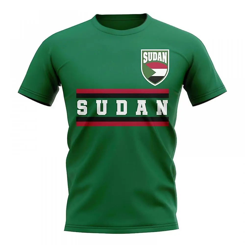 

Футболка Sudan Core Football Country — мужская модная легкая дышащая одежда 2026