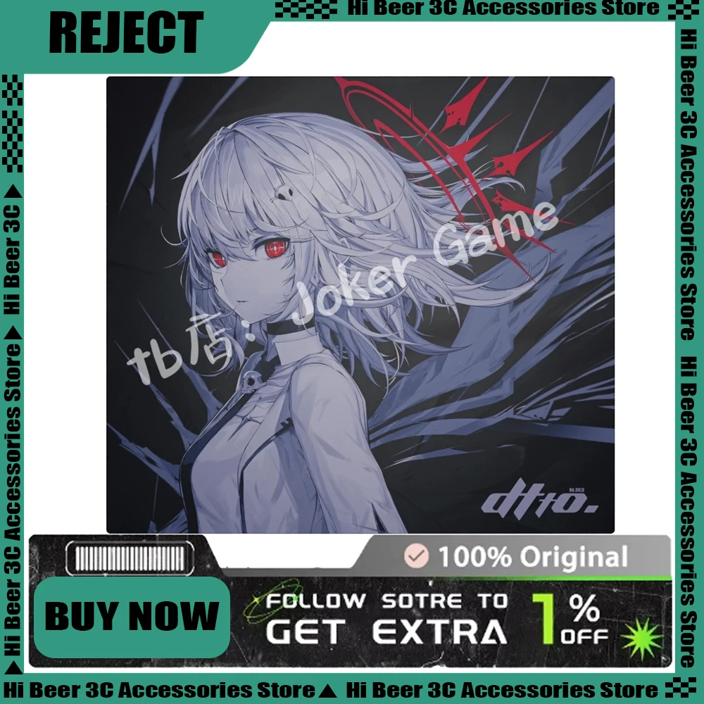 

REJECT x Arbiter Studio ORBIT GLASS Dtto Limited Edition REAPER Duplicate Edition Glass Mouse Pad Gaming Desk Mat Glass Pad Gift
