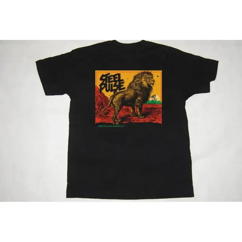 SALE Steel Pulse For Family Black T Shirt Cotton All Size