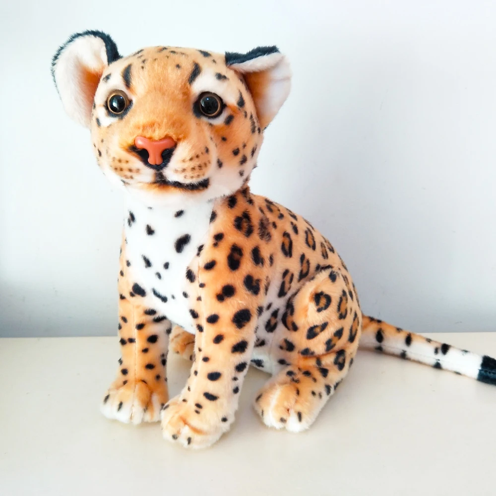 

Simulation Leopard Stuffed Children Plush Toy Boy Birthday Gift