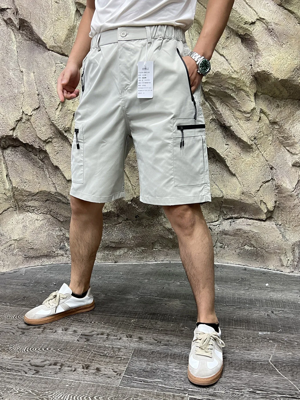 

Ding Li Recommended Unisex Loose Summer Outdoor Sports Waterproof Multi-Pocket Workwear Shorts And Mid-Length Pants