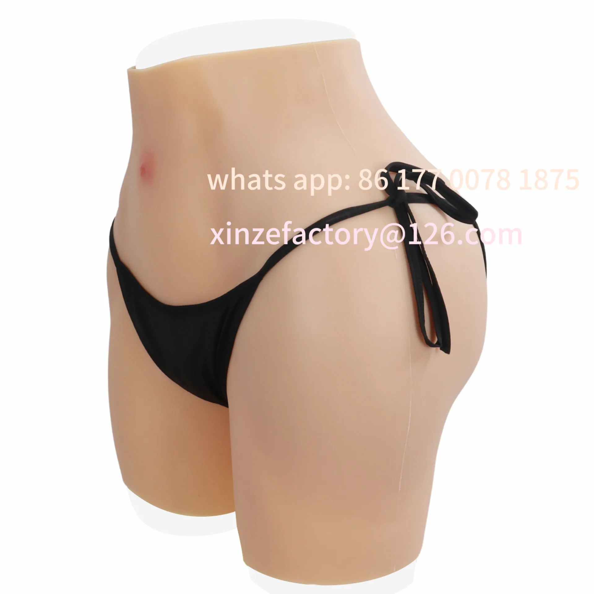 Customizable open pants 4 points fake yin pants fake butt hip rich hip artifact silicone seamless integrated pants hip