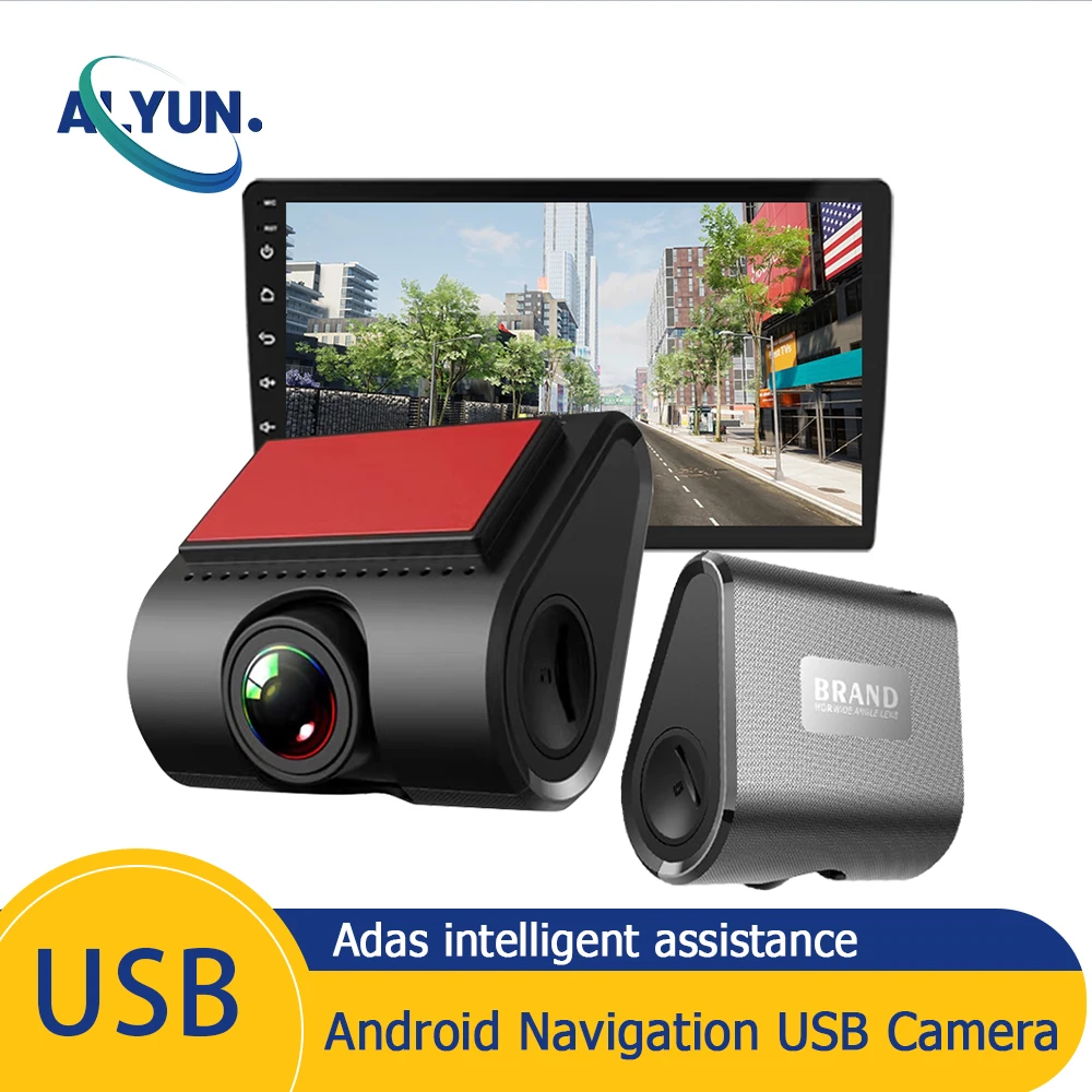 

Mini USB Car DVR Dash Cam Android ADAS HD lens camera night vision Driving Recorder Hidden Type Intelligent Assistant