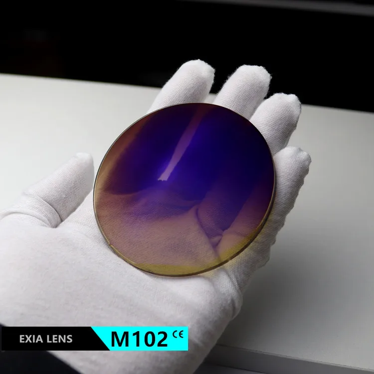 

EXIA Lens M102 Gradient Brown Sunglasses Lenses UV400 SHMC MR-8 1.61 Index Polyurethane Base Curve 3