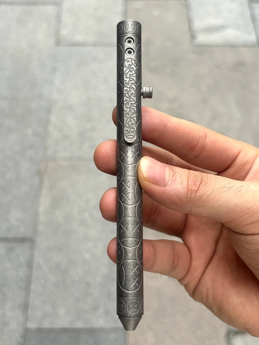 Edc titan legierung stift mit sammlung schreiben multifunktion ale tragbare outdoor edc werkzeuge – Detail 5
