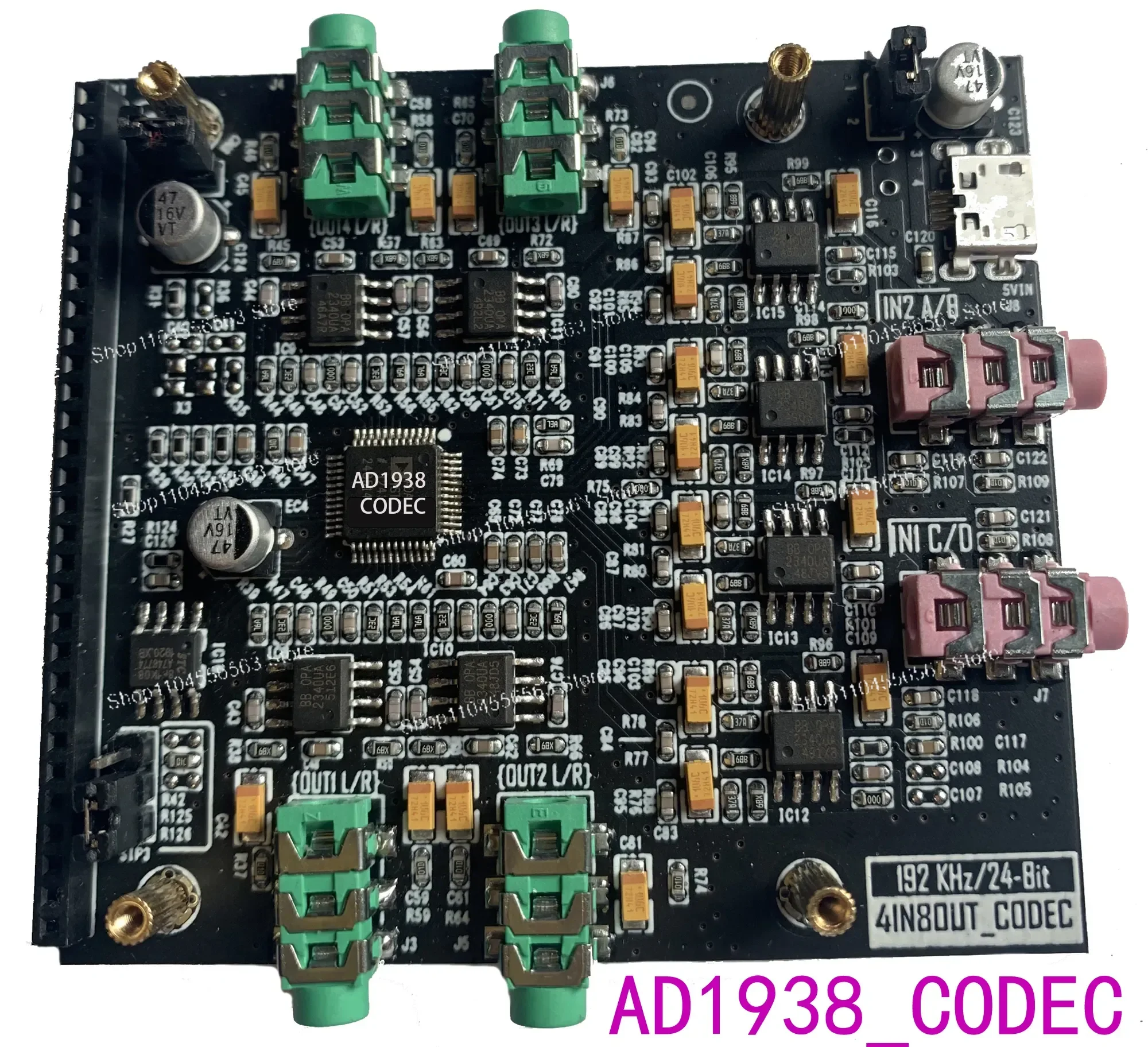Audio DSP Development Board with 32-bit MCU, Learning Kit for Audio Processing & Embedded Projects