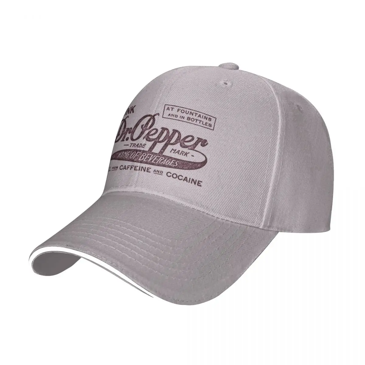 

Dr. Pepper - King of Beverages Baseball Cap hiking hat Beach Bag Caps For Women Men'S