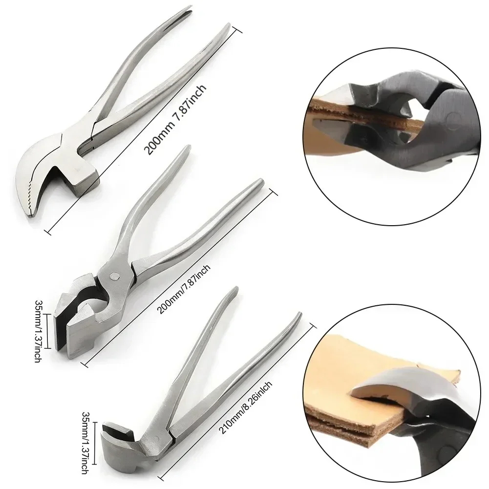 Leather Plier Handcrafted Leatherworking Pliers With Amazing Bite Force And Flat Jaw Perfect For Handmade Bags And Wallets