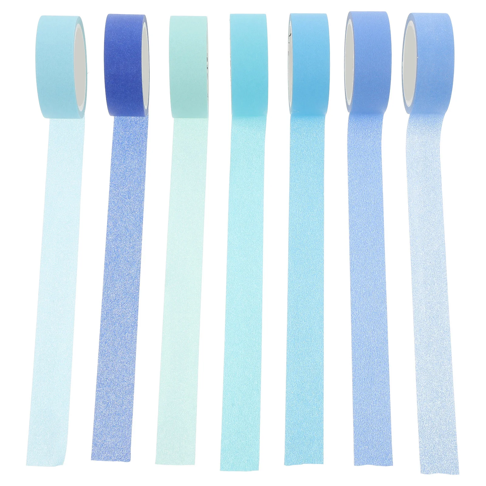 7 рулонов однотонной ленты васи для записи