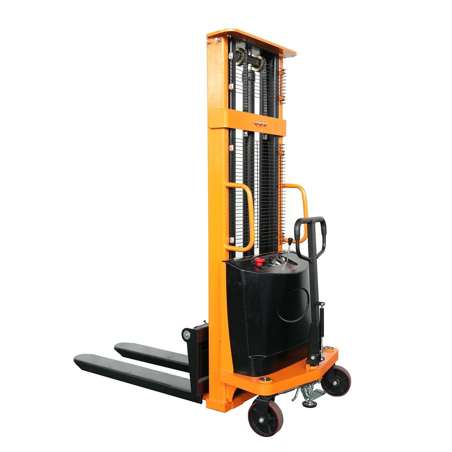 1.5ton Load Capacity 3m Lifting Height,Fast‑Charge Battery Manual‑Semi Automatic Pallet Stacker With CE Certification