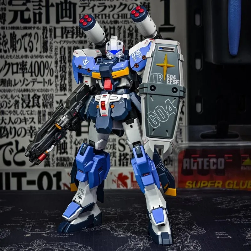 JMS G ライン HG 1/144 標準装甲 RX-81ST G ライン組立モデルキットアクションフィギュアモデルコレクションカスタマイズされたおもちゃギフト