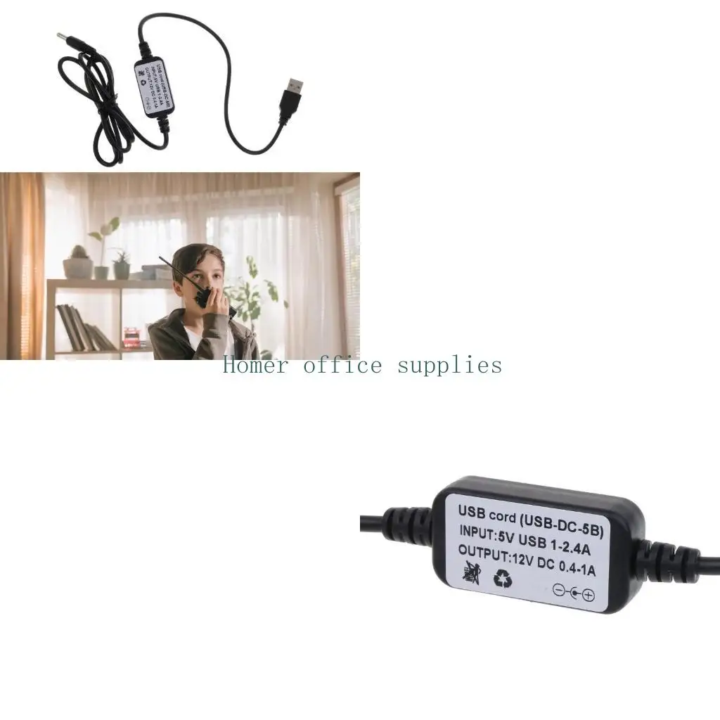 

K43B Industrial-grade Walkie-Talkie Charging Cable ABS & Metal Lightweight Cable fitting for VX-5 VX-5R VX-6E VX-6R VX-7E