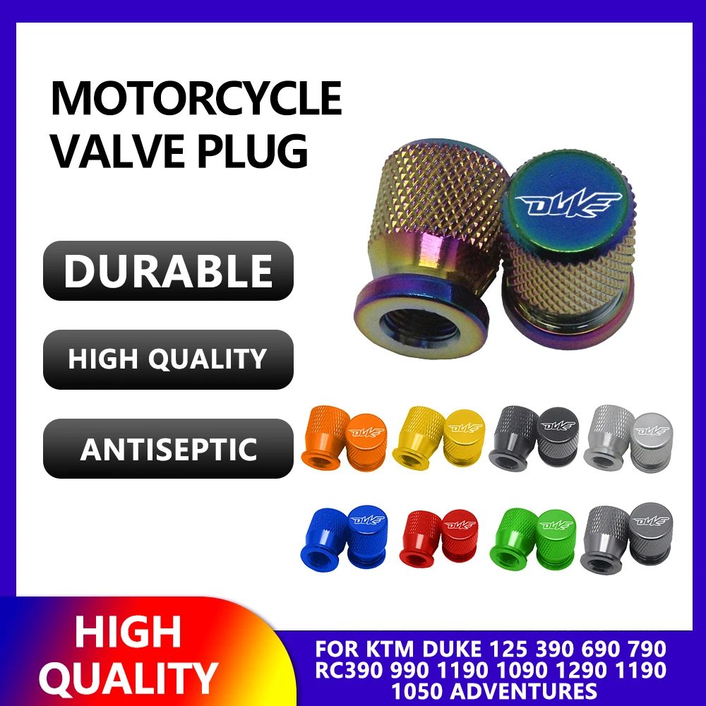 

Duke Motorcycle CNC Aluminum Tyre Rim Air Port Cover Tire Valve Wheel Stem Cap Dustproof Cover for KTM Duke 125 200 250 390 690