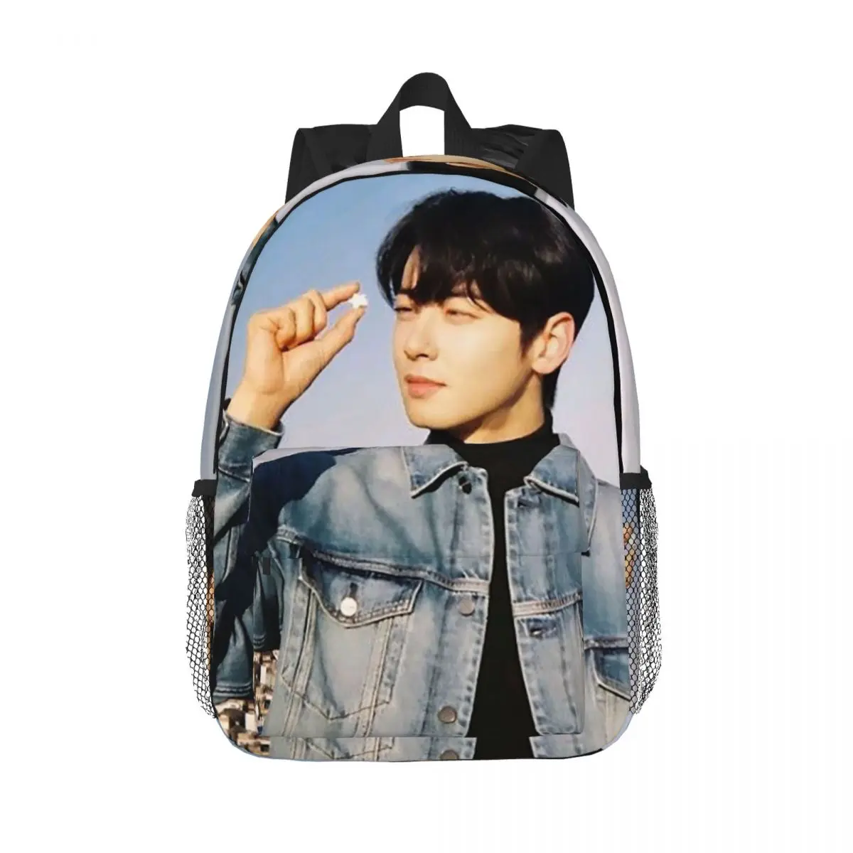

ASTRO Cha EunWoo Korean Star Backpack Hot Sale Daypack Large Capacity Boys Girls BookBag Shoulder Bags for Men Women School Bag