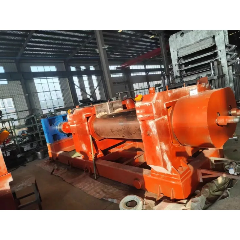 Two Roll Rubber Mixing Mill / Silicone Rubber Open Mixing Mill / Rubber Compound Mixer Mill
