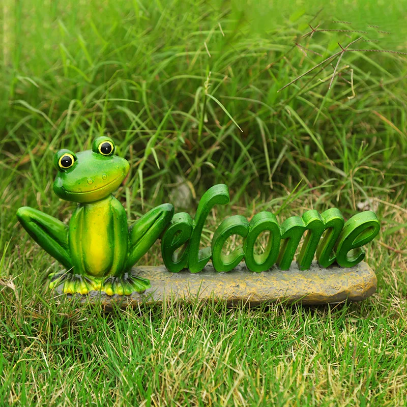 

Табличка с приветствием, балкон, внутренний двор, вход, зоопарк, бонсай, имитация лягушки, изделия из смолы, украшения, ручная работа