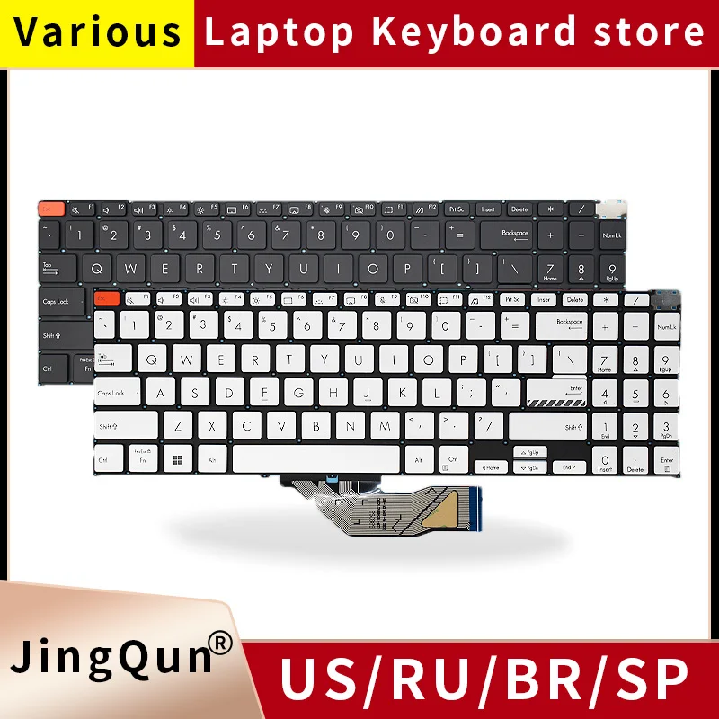 

Replacement US/RU/UK Russian Backlit Keyboard For ASUS VivoBook S 16X K3502Z S5602 M5602 X5602 S3502 K5602 M3502/Z/Q/R /ZA