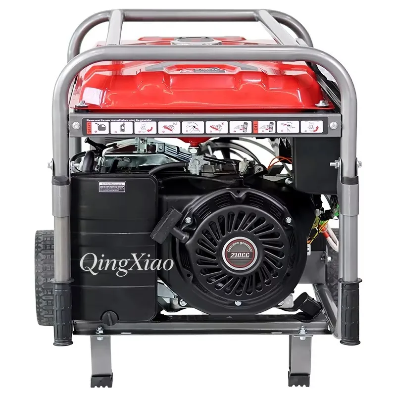 Portable Heavy‑Duty Power Generator 3‑10KW Single Three Phase 220V 380V Emergency Power Supply For Construction Site Operation