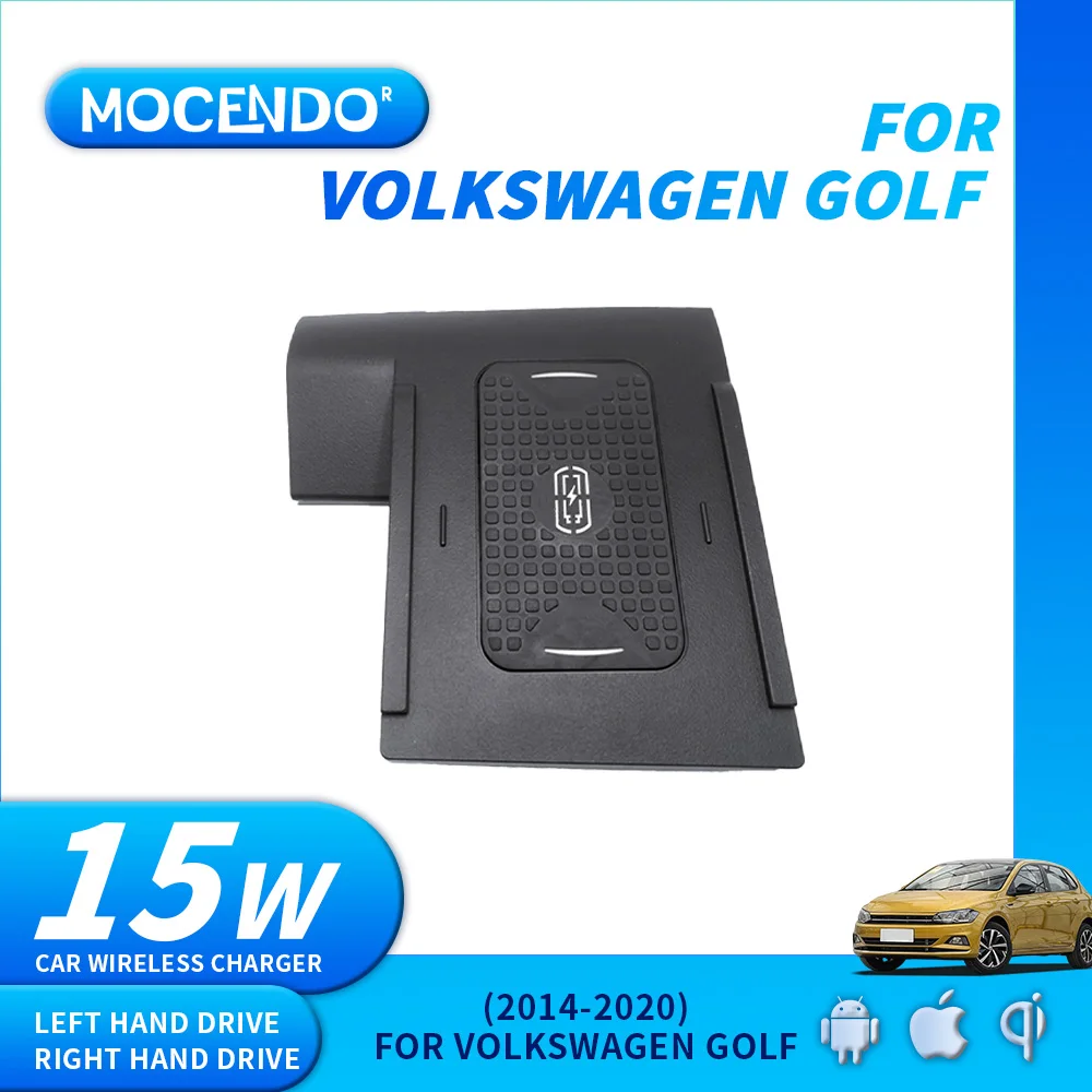 

Wireless Car Charger for Volkswagen Golf 2014-2020 Fast Charging Pad Holder Phone Stand