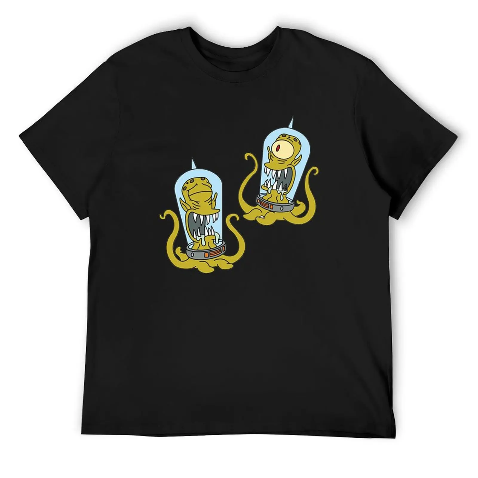 Kang and Kodos Treehouse of Horror T-Shirt anime figures graphic t shirt vintage mens t shirts casual stylish