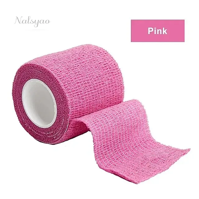 1/6/12/24/30pcs Tattoo Grip Strength Bandage Cover Tape Non Woven Waterproof Self Adhesive Wrist Protection Accessories
