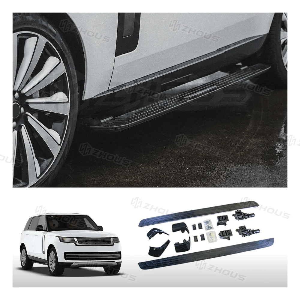 Zhous Design Extended Automatic Electric Power Side Step Car Electric Running Board for 2023 Range Rover Body Kit