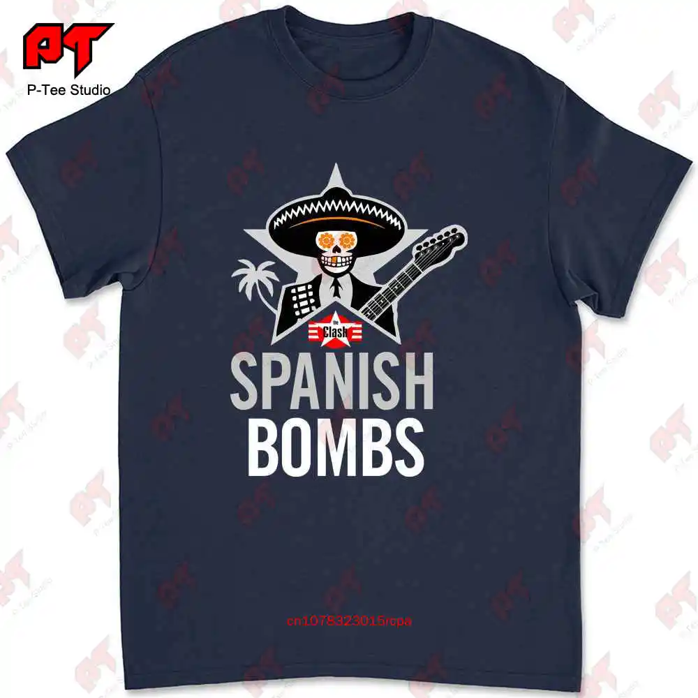 The Clash Spanish Bombs Punk T-shirt RZVU