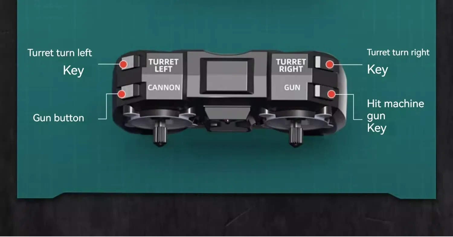 نموذج دبابة خزان التحكم عن بعد 12 قناة 40 سم خزان كبير مموه نموذج سيارة أخضر