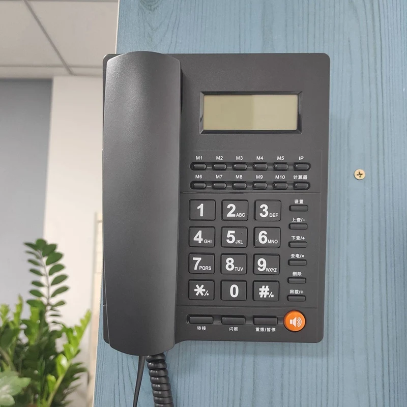 L019 Home Hotel Economical Landline Calling Station Can Display Caller ID Phone For Home Office Hotel Restaurant