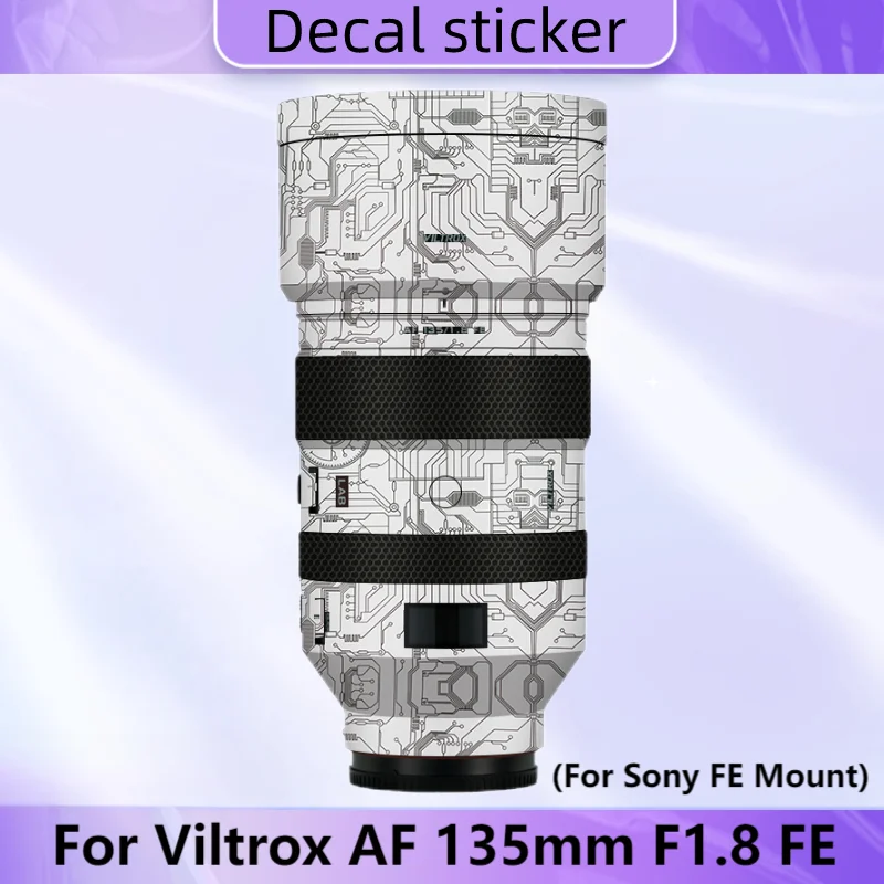 

For Viltrox AF 135mm F1.8 FE Decal Skin Anti-Scratch Vinyl Wrap Film Camera Body Protective Sticker Coat AF135 AF135mm 135 F/1.8