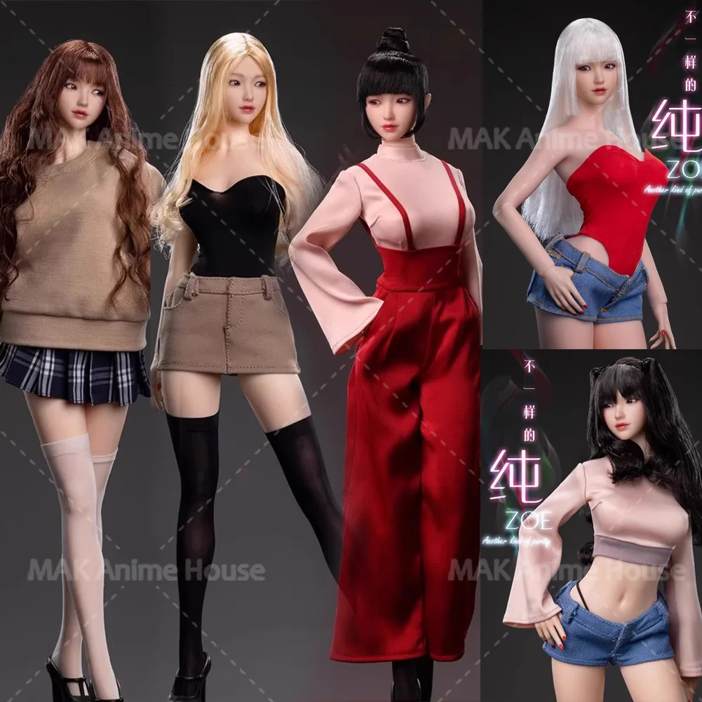 

In Stock I8TOYS I8-H005 1/6 Zoe Beauty Movable Eyes Head Sculpt Carving Model Fit 12'' Female Soldier Action Figure Body Dolls