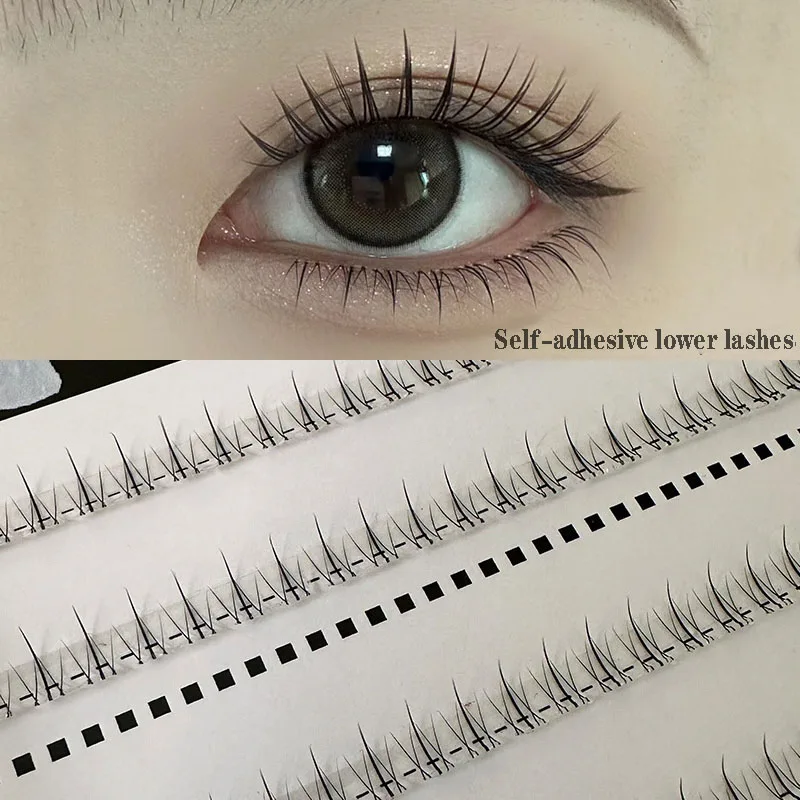 

Self-Adhesive Lower Lashes Grafting Lash Natural Segmented Single Cluster False Eyelashes Under A Small Flame Eyelash Wholesale