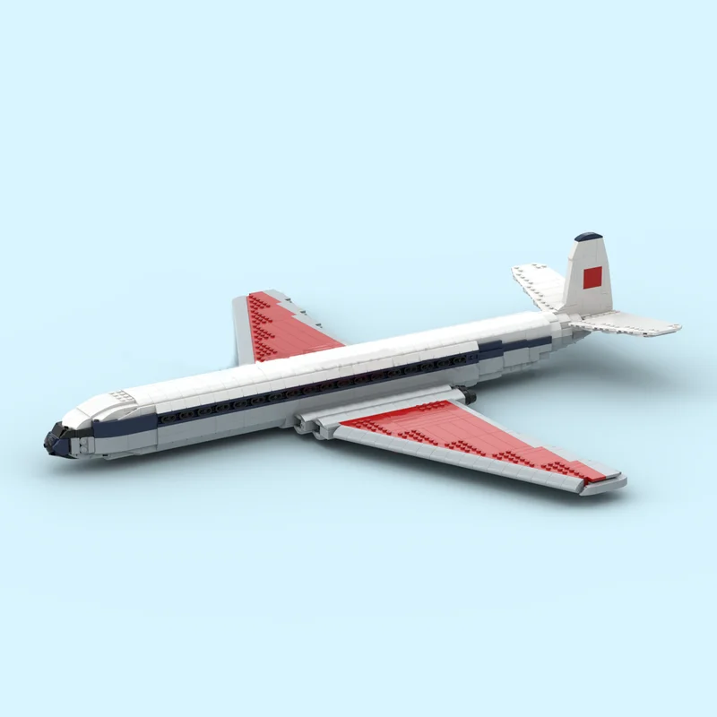 2248 stücke MOC De Havilland Comet Bausteine Weihnachten spielzeug Geschenk Kreative Pädagogische Kinder Modell Bauen Kunststoff