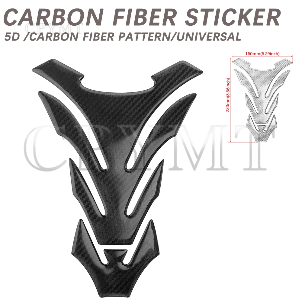 

Universal Motorcycle Tank Pad Protector Carbon Fiber 5D Sticker fit for Honda CBR Kawasaki Yamaha Victory Ktm Bmw Ducati Suzuki