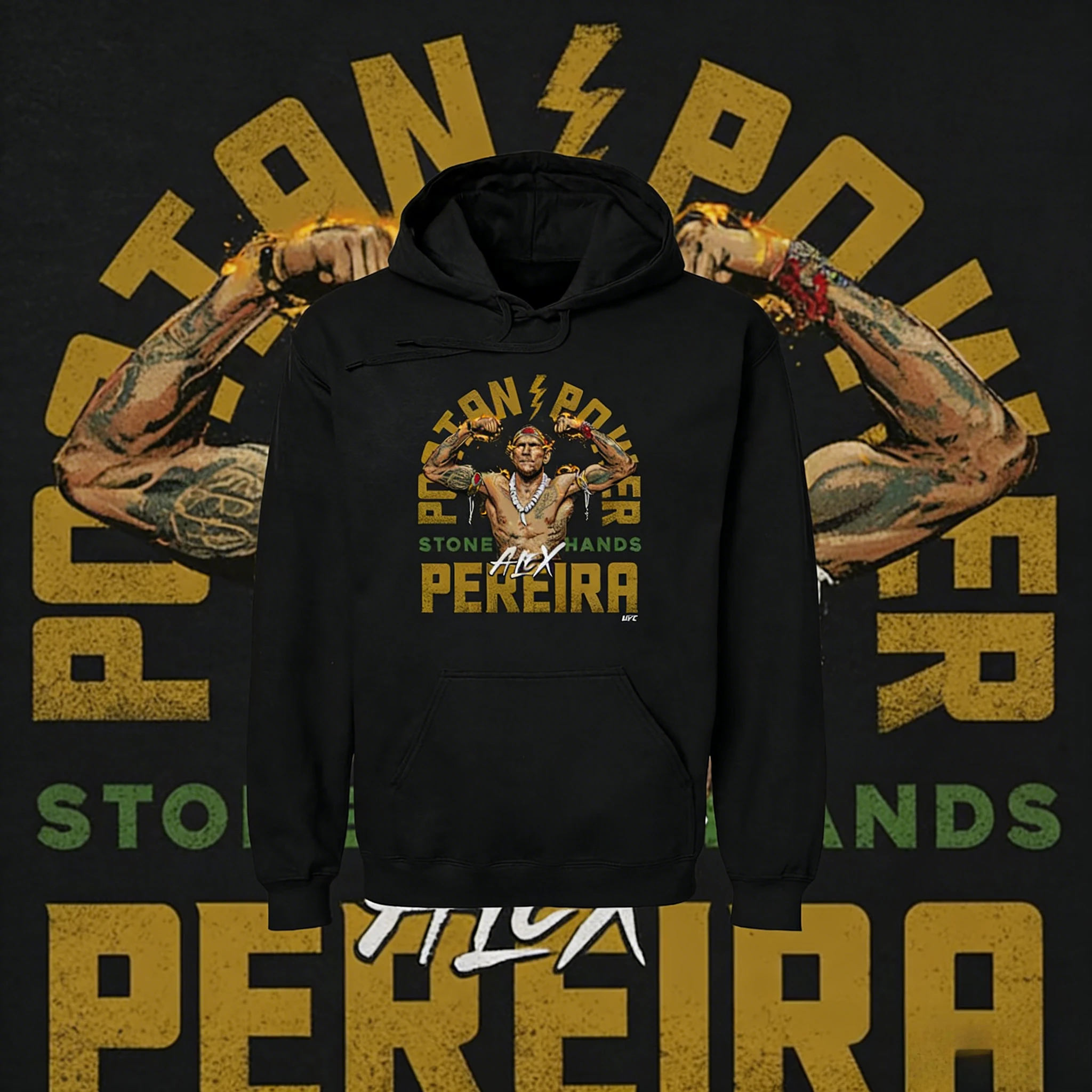 

Удобный мужской и женский свитшот UFC, толстовка для фитнеса, толстовка из 100% чистого хлопка на осень и зиму 2025-26.