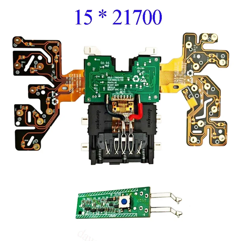 15X21700 DCB609 Cell Holder with BMS Protection Board For DeWalt For FlexVolt 20V 60V Li-ion Battery PCBA Charging Circuit