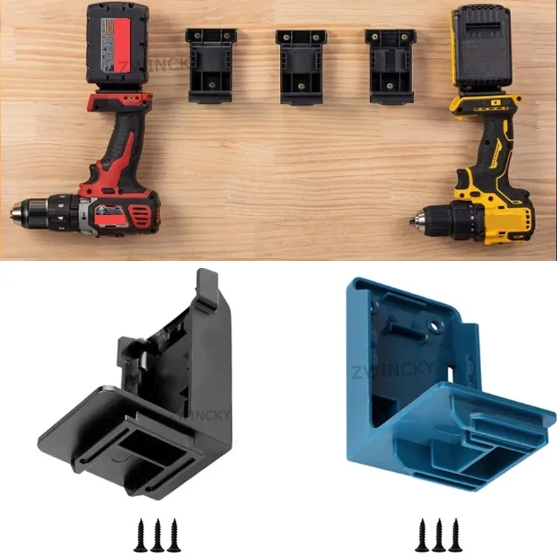 Suporte para Ferramentas Elétricas para Makita Suporte para Cabide de Montagem de Bateria Suporte para Armazenamento Dewalt Milwaukee 18v em 1pc