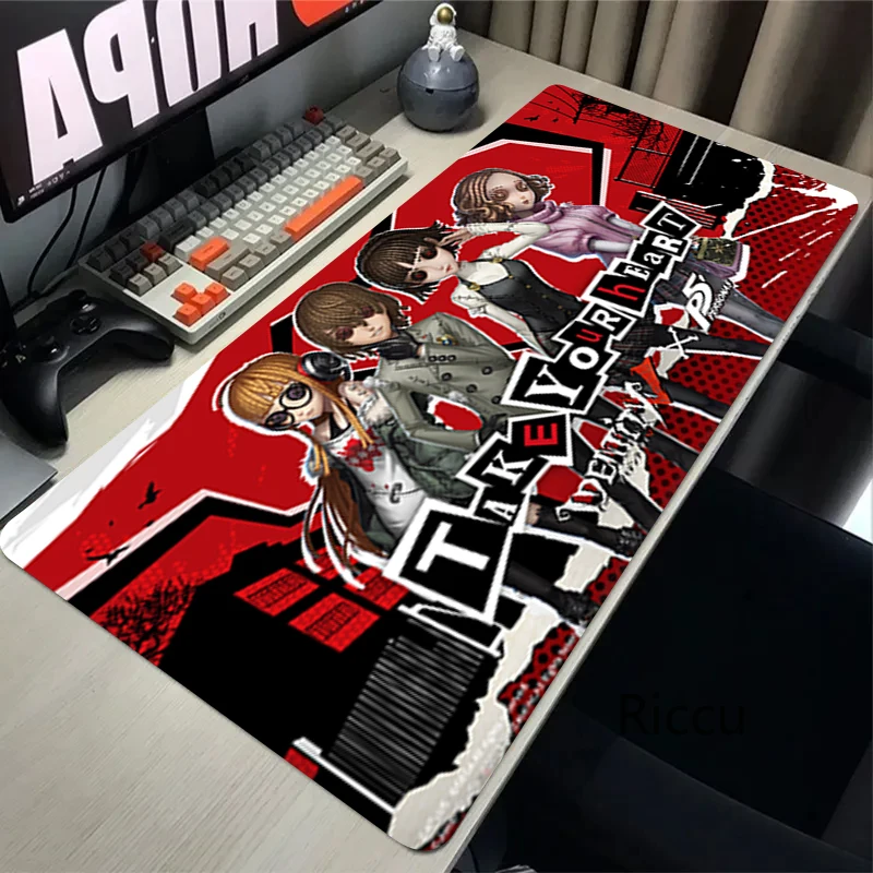 800X300mm Identity Ⅴ MousePads Computer Laptop Gamer Extended Mouse Mat Large Anime Mouse Pad Rubber Non-Slip Keyboard Table Mat