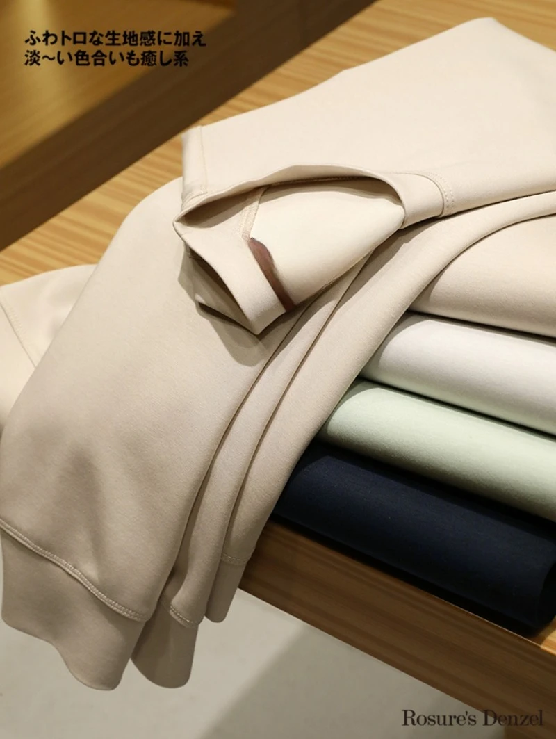 Толстовка с круглым вырезом, длинная ткань больших размеров, новый край: Yunrou Zero Pressure, мягкая драпировка, мужская повседневная одежда с круглым вырезом