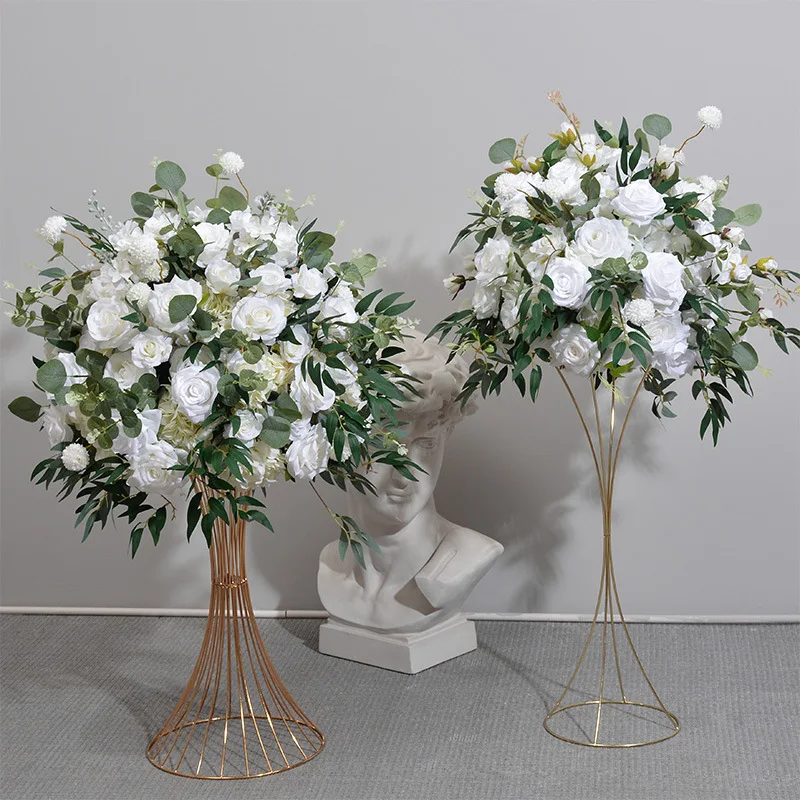 Ball Artificial Luxury Flower Plants Wedding Decoration Table Centrepiece Decor Fake Plants Road Leading Flower Ball Stage Decor