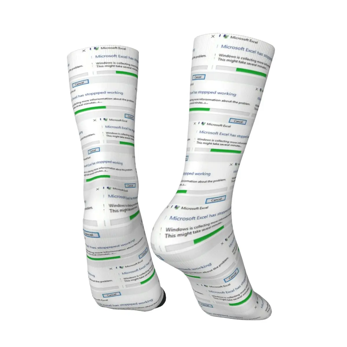 جميع المواسم Excel توقف جوارب العمل Harajuku Crew Socks جوارب فائقة النعومة للرجال والنساء هدايا عيد الميلاد