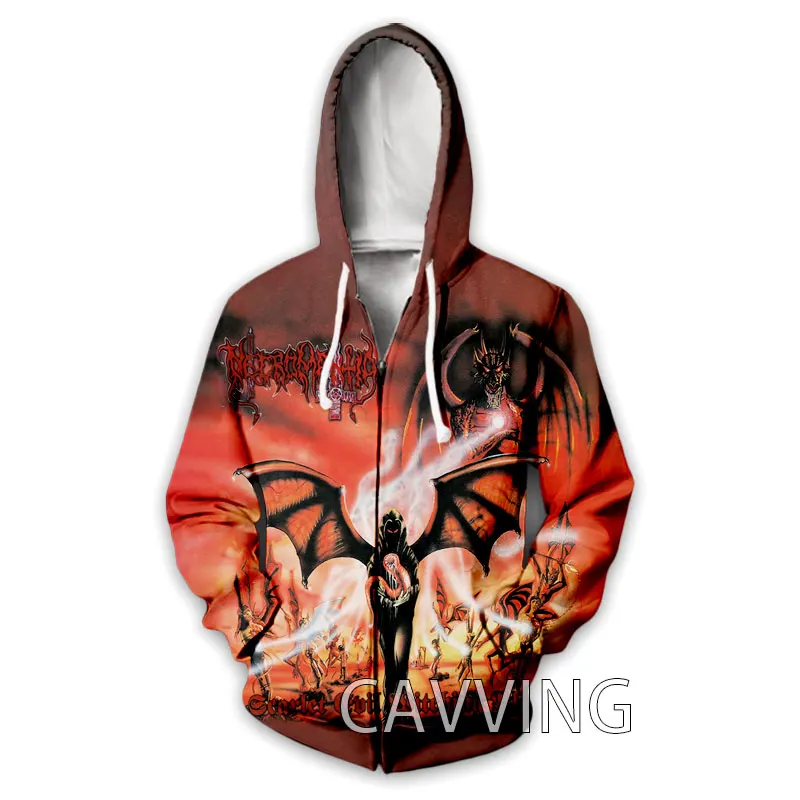 

CAVVING 3D Printed Necromantia Band Zipper Hoodies Zip Hooded Sweatshirt Harajuku Hoodie Sweatshirt for Men/women