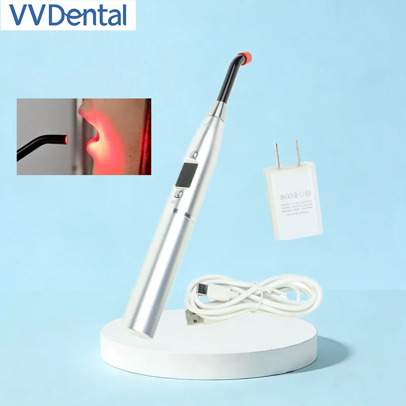 

Беспроводной инфракрасный терапевтический прибор для полости рта: красная световая палочка для ухода за деснами и снятия боли в зубах, портативный инструмент для стоматологов