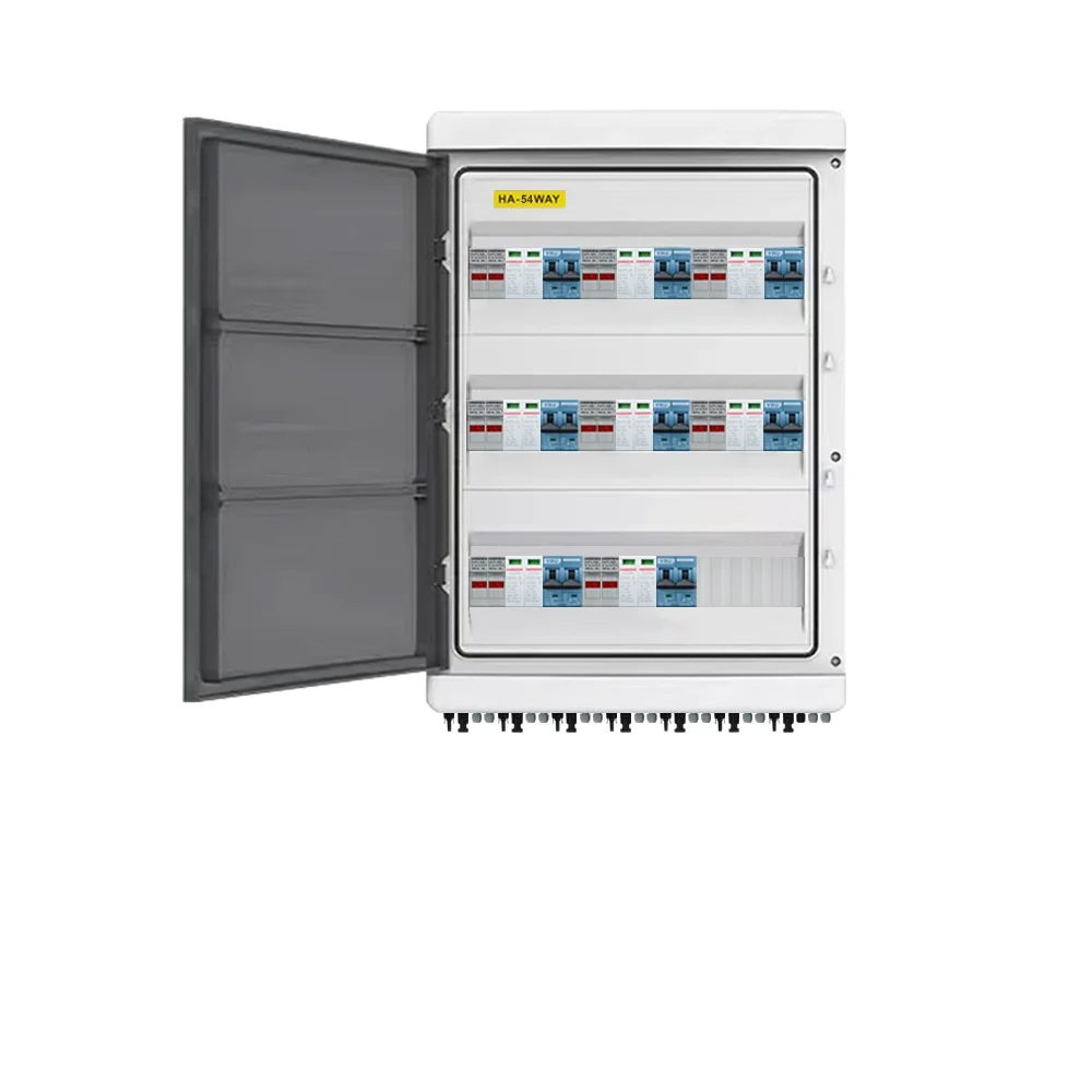 4way 6way 8way Customized Plastic Solar Protection SPD Fuse Box Power Distribution Box DC500V/1000V IP65 Solar DC Combiner Box