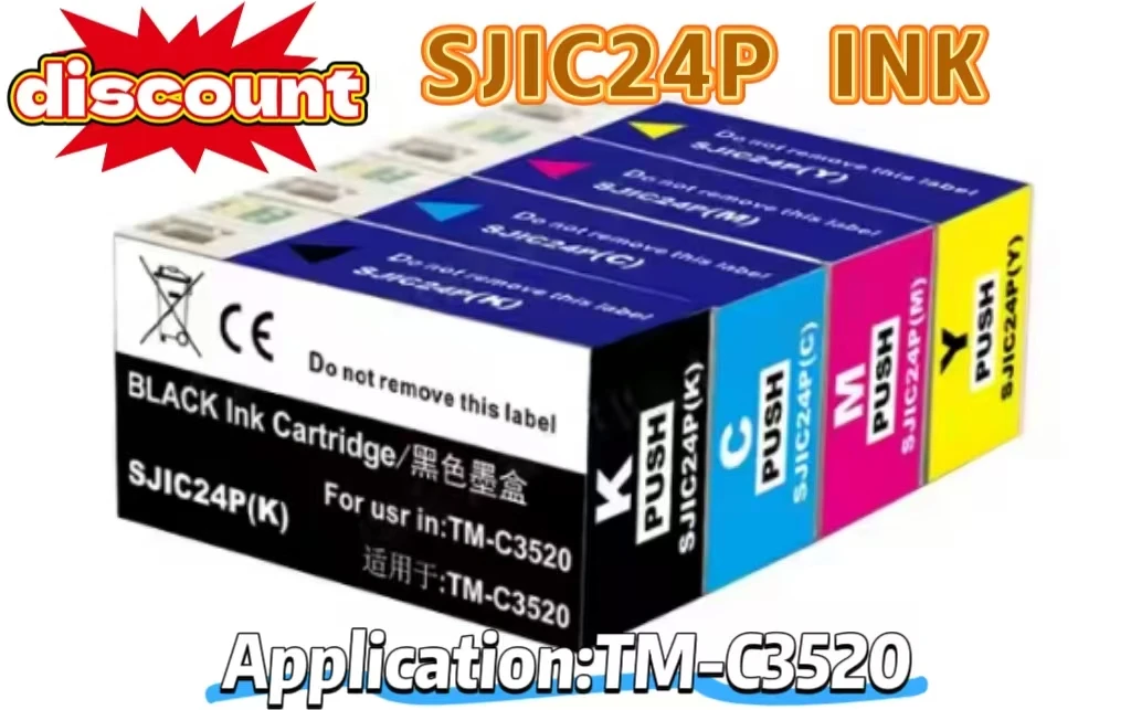 

SJIC22P Tintenpatrone mit Neueste Chips Картридж совместимый для ColorWorks TM-C3500 TM-C3510 TM-C3520 C3500 C3510 C3520 Drucker