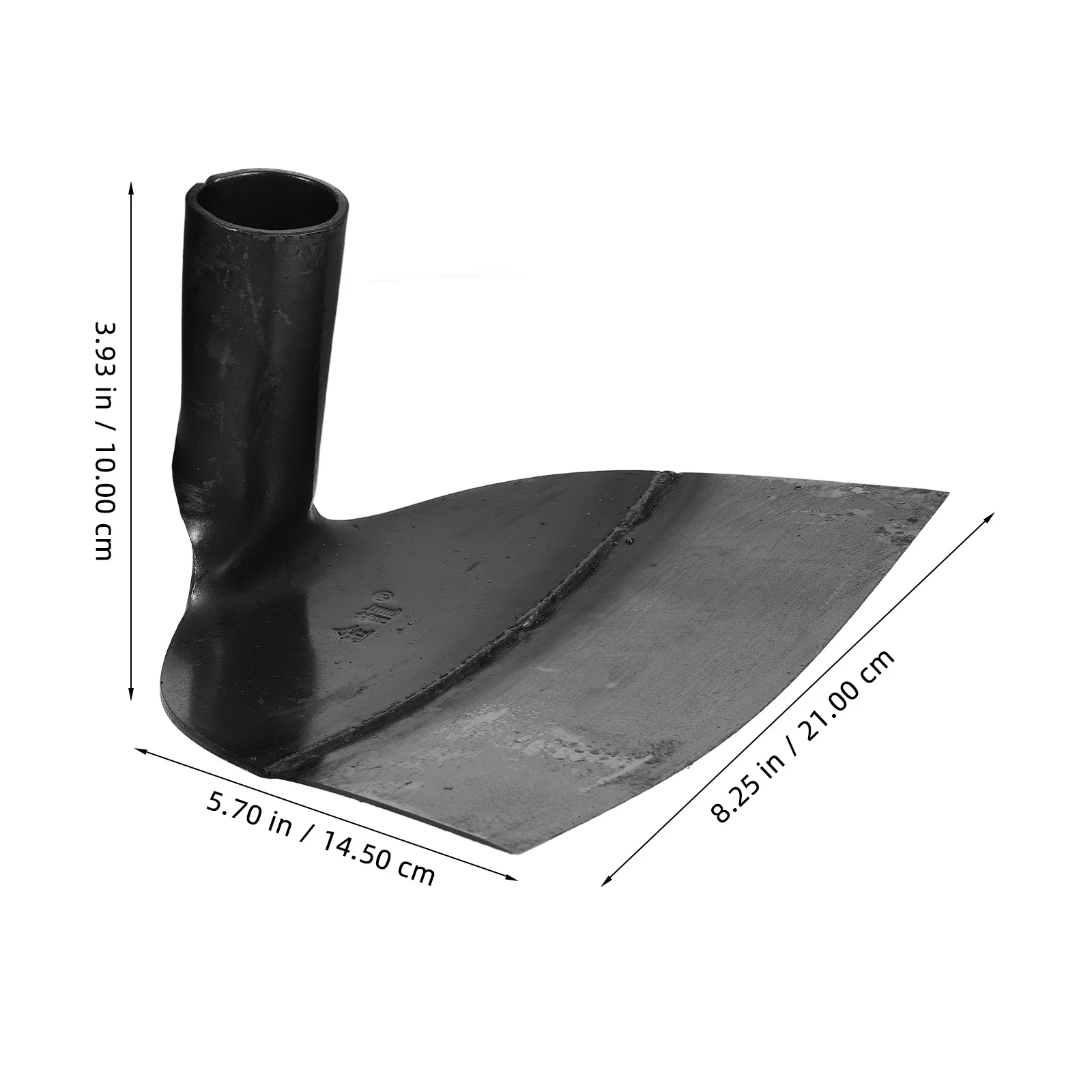 Manganese Steel Garden Hoe Head Compact Sturdy Digging Soil Weeding Flower Planting Gardening Tool Farm Accessory