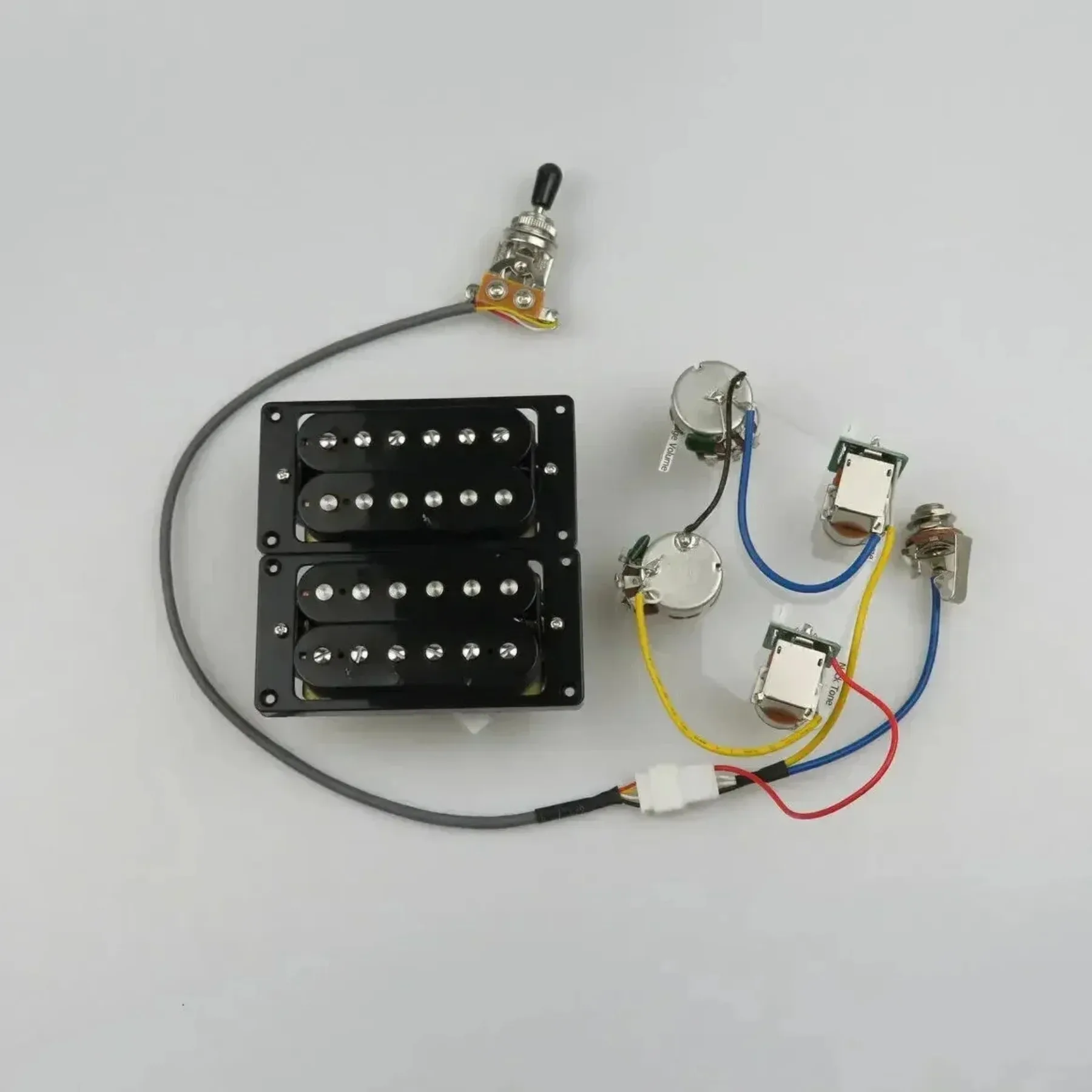 Coil Split Humbucker Pickups Set 4 Conductor 2V 2T 3 Way Switch Push Pull Electric Guitar Pickup Kit