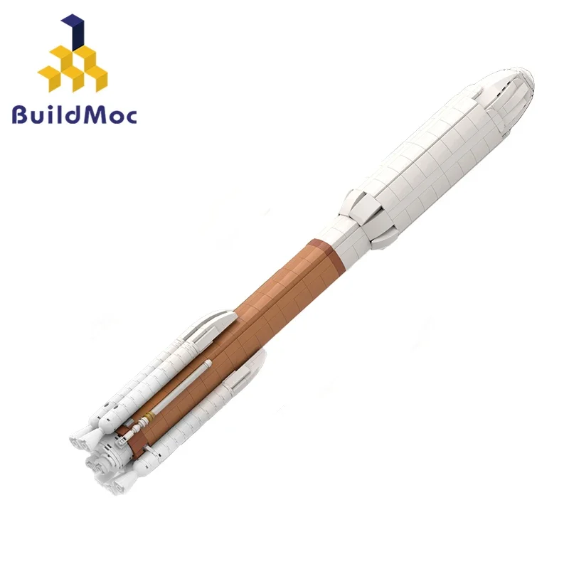 

BuildMoc Ultimate Atlas V Saturn V Scale Rocket Building Blocks Set Delta IV Heavy Mars Exploration Vehicle Children Gifts Toys