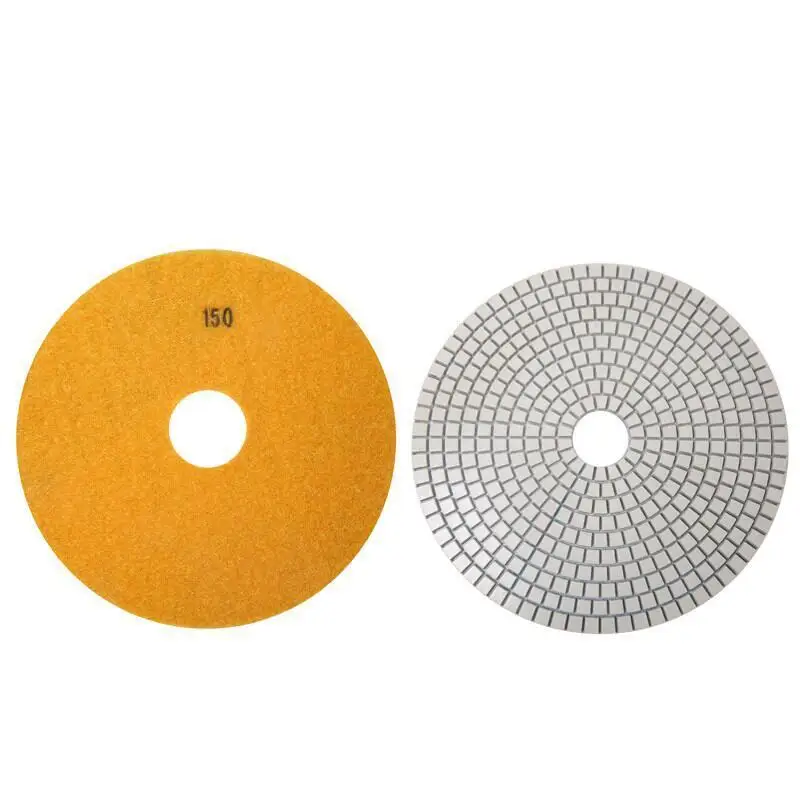 8 Zoll 200mm Nass-Granit-Polierpads für Betonschleifer, Marmor-Arbeitsplatten, Boden, Glas, Quarz Polier- und Schleifscheibe 1 Stück – Detail 9